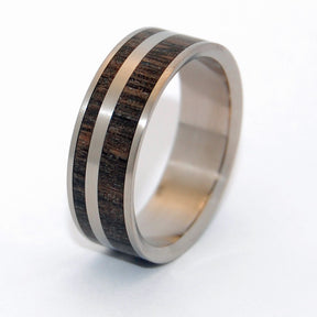MORTA | 6,000 Year Old Bog Oak - Wooden Wedding Rings - Minter and Richter Designs
