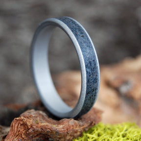 SANDBLASTED VOLCANIC ASH AND LAVA | Beach Sand Rings - Icelandic Wedding Ring - Unique Wedding Rings - Minter and Richter Designs