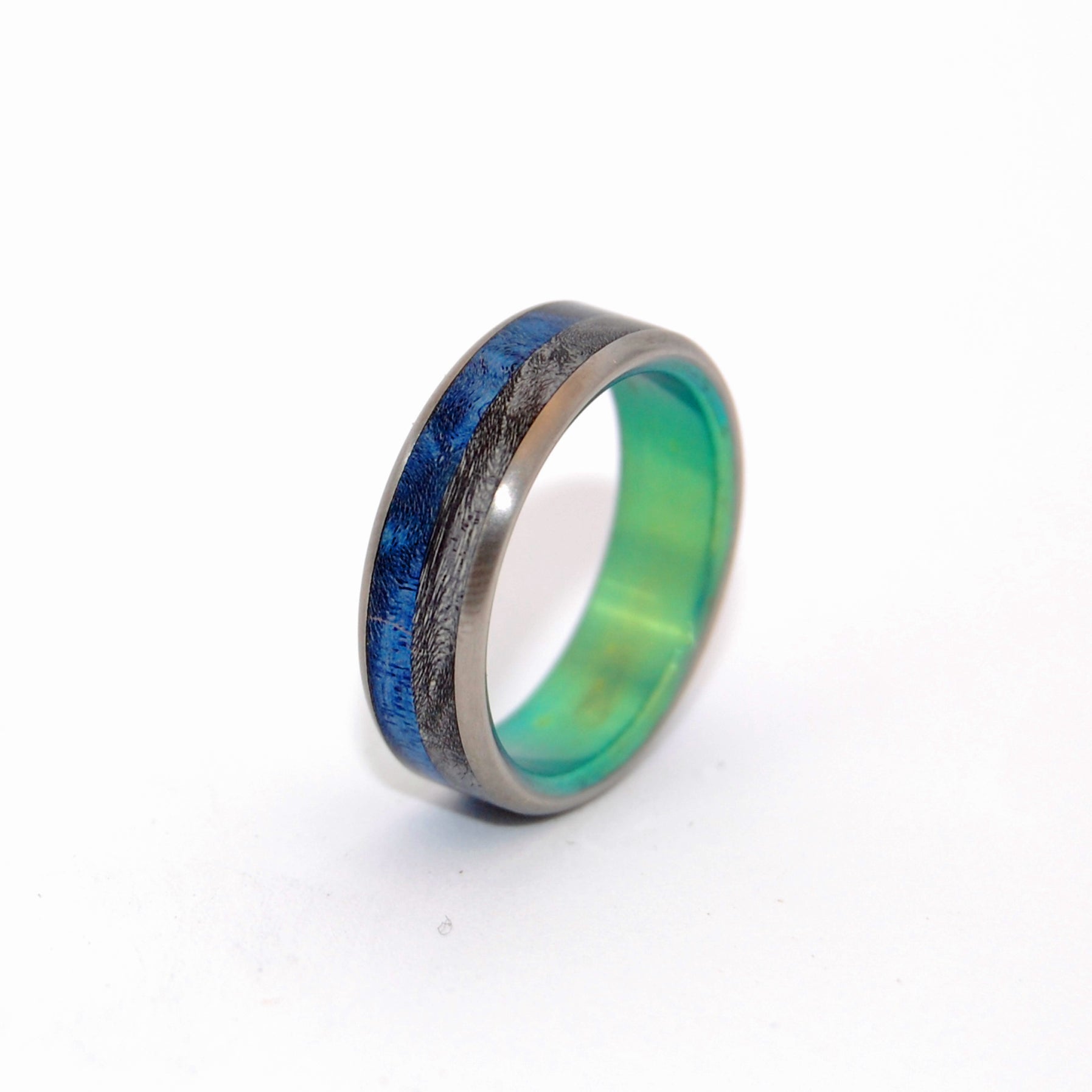 With You | Wood and Titanium Wedding Ring - Minter and Richter Designs