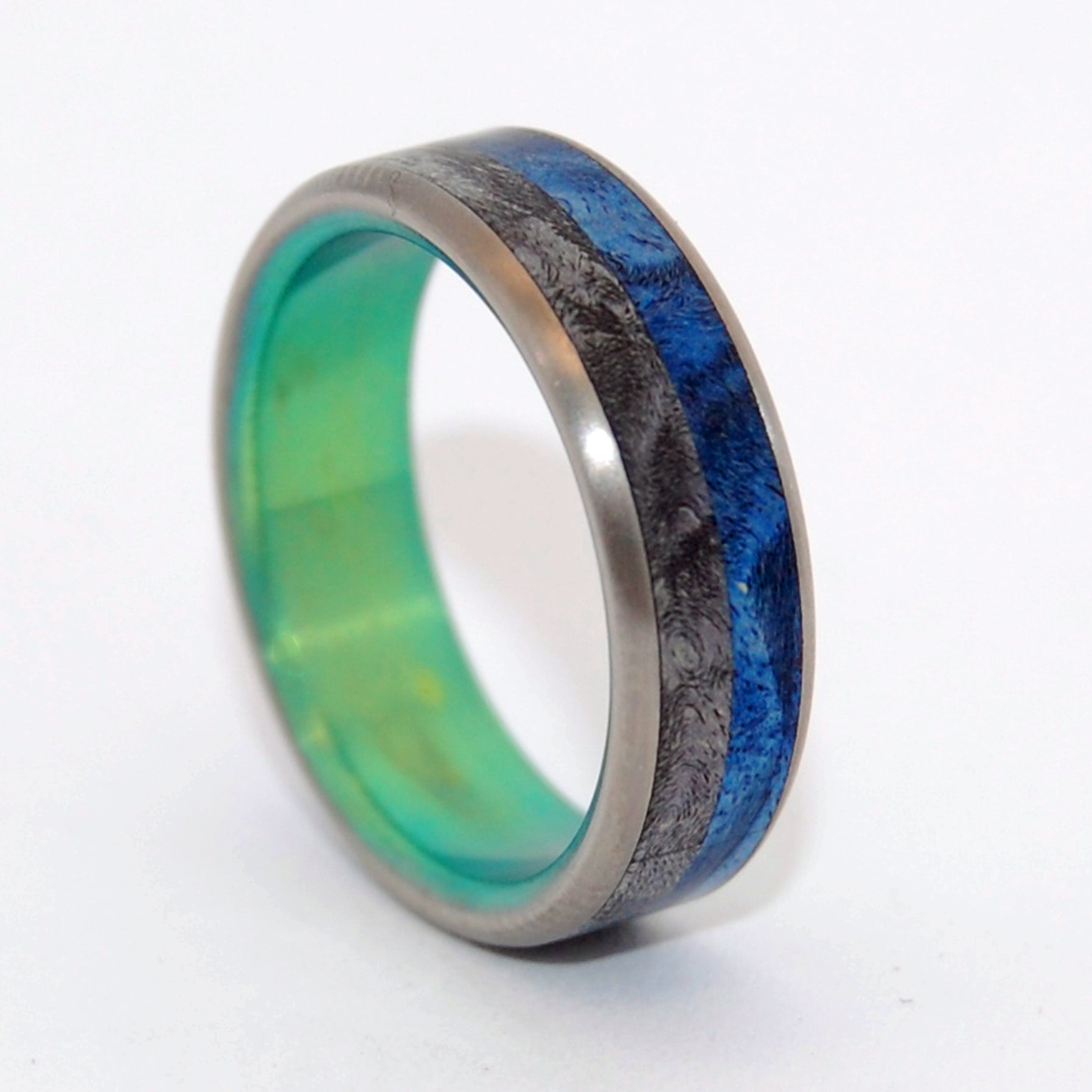 With You | Wood and Titanium Wedding Ring - Minter and Richter Designs