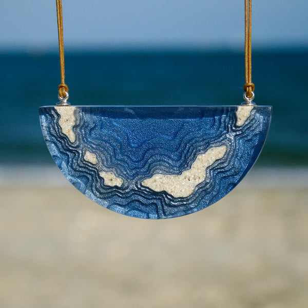ARCHIPELAGO STATEMENT NECKLACE | Beach Sand Necklace - Minter and Richter Designs